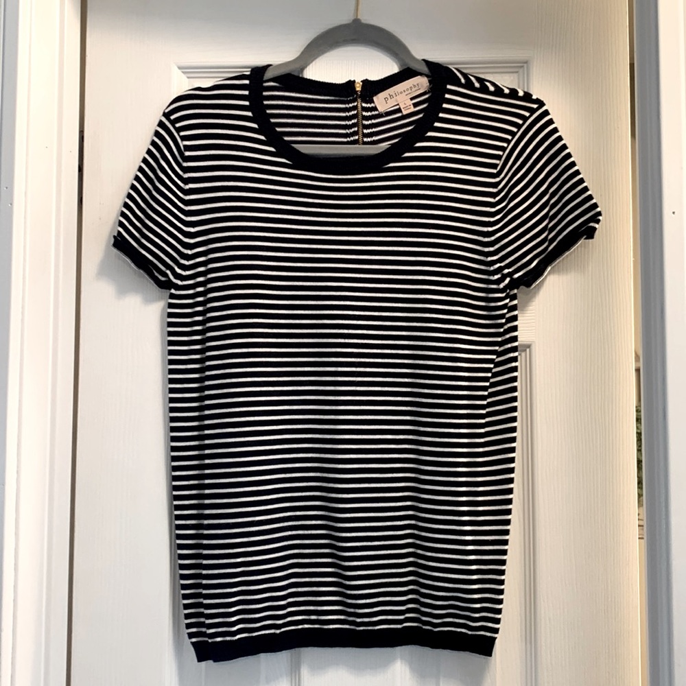 Philosophy knit top size large